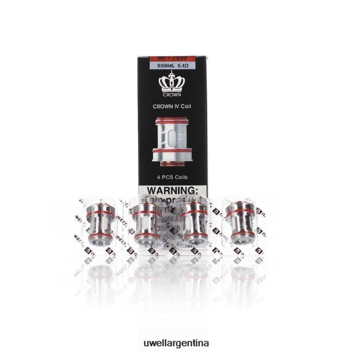UWELL CROWN 4 bobinas de repuesto (paquete de 4) un2 doble malla 0.23ohm - UWELL Vape Price PDH2VP184