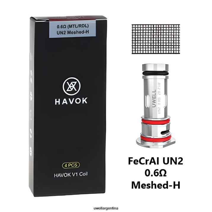 UWELL HAVOK V1 bobinas (paquete de 4) 0,6 ohmios - UWELL Sabor PDH2VP151