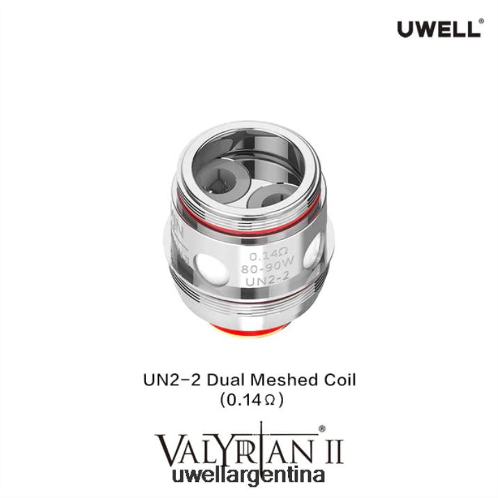 UWELL VALYRIAN 2 bobinas de repuesto (paquete de 2) un2 doble malla 0.14ohm - UWELL Precio PDH2VP29