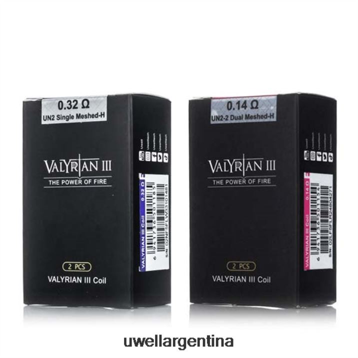 UWELL VALYRIAN 3 bobinas de repuesto | 2 paquetes fecrai 0.14ohm - UWELL Online Shop PDH2VP20
