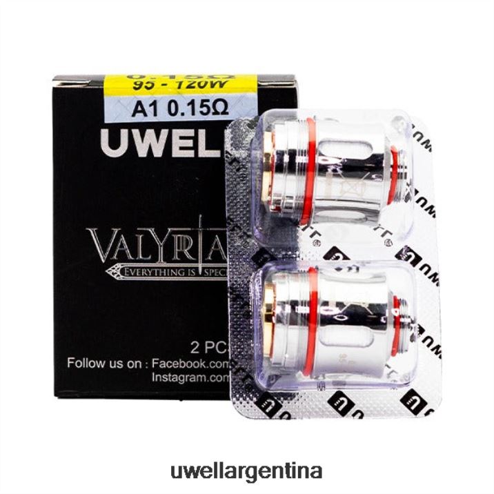UWELL VALYRIAN bobina de repuesto (paquete de 2) a1 0,15 ohmios - UWELL Precio PDH2VP259