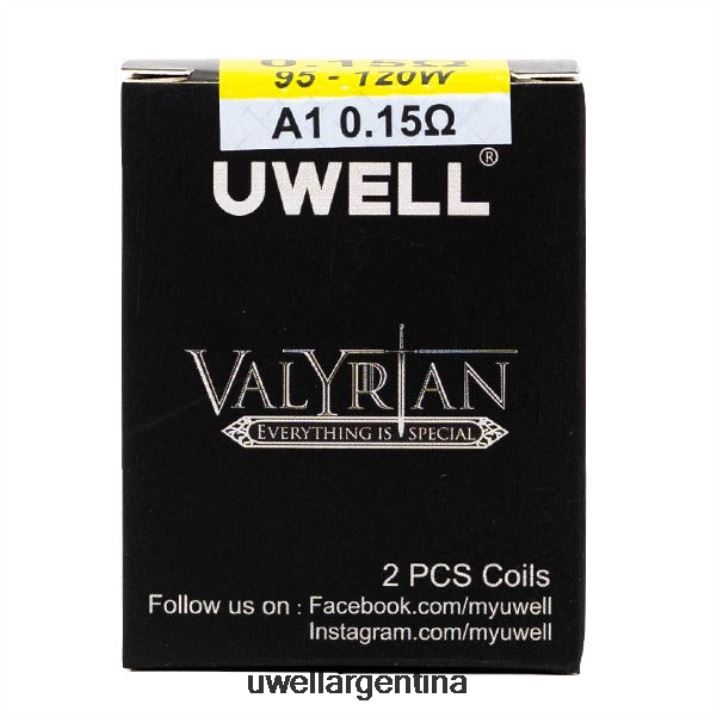 UWELL VALYRIAN bobina de repuesto (paquete de 2) a1 0,15 ohmios - UWELL Precio PDH2VP259