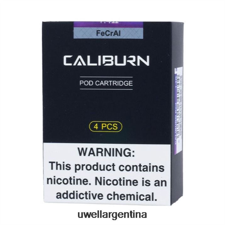 UWELL CALIBURN cartucho de cápsula de repuesto paquete de 4 - Vaper UWELL Precio PDH2VP35