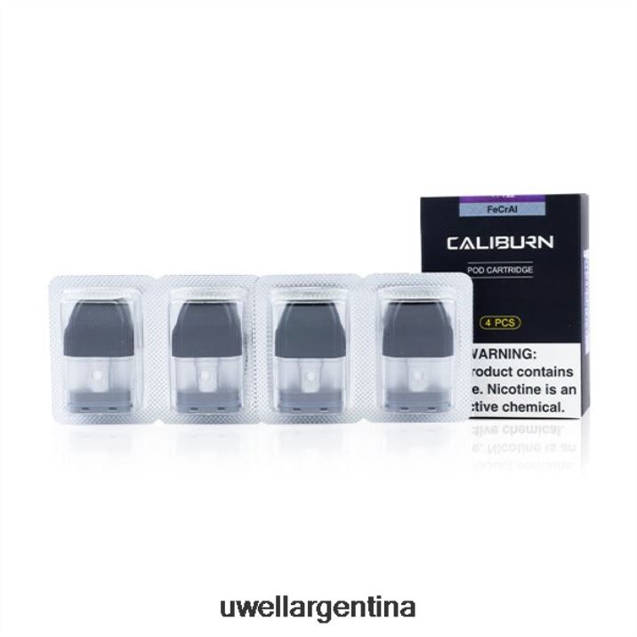 UWELL CALIBURN cartucho de cápsula de repuesto paquete de 4 - Vaper UWELL Precio PDH2VP35