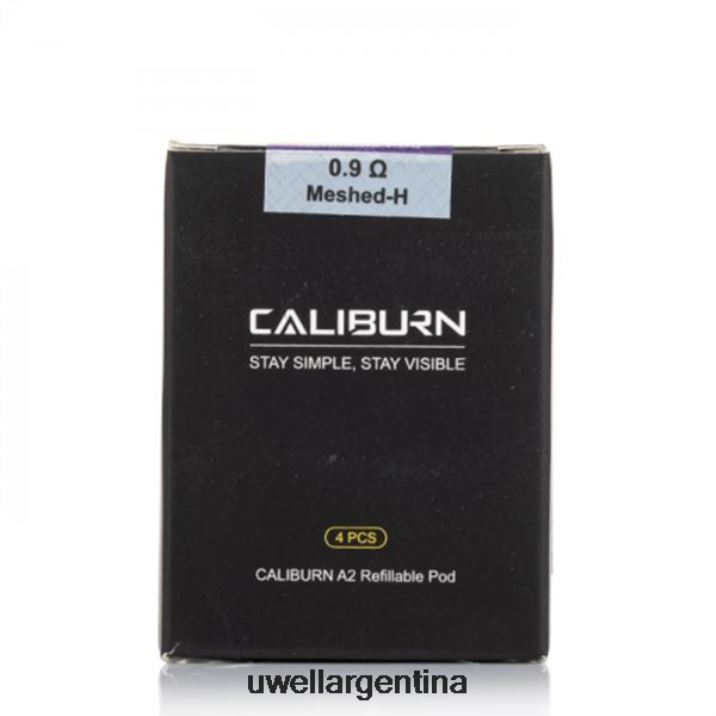 UWELL CALIBURN A2 vainas de repuesto | paquete de 4 fecral un2 mallado-h 0.9ohm - UWELL Sabor PDH2VP1