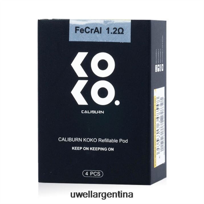 UWELL CALIBURN KOKO vainas (paquete de 4) 1,2 ohmios - Vaper UWELL Precio PDH2VP95