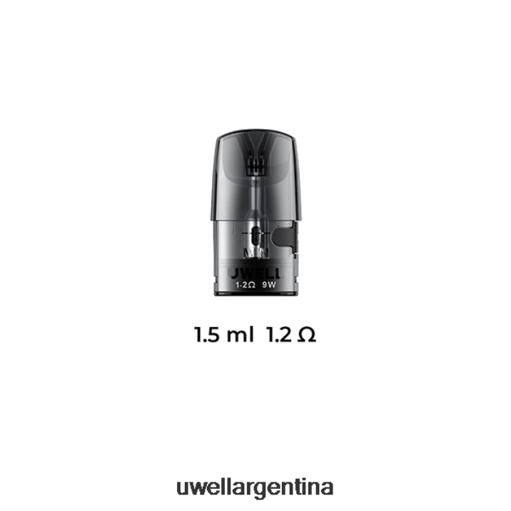 UWELL CRAVAT vainas de repuesto 1,2 ohmios - Vaporizador UWELL PDH2VP96
