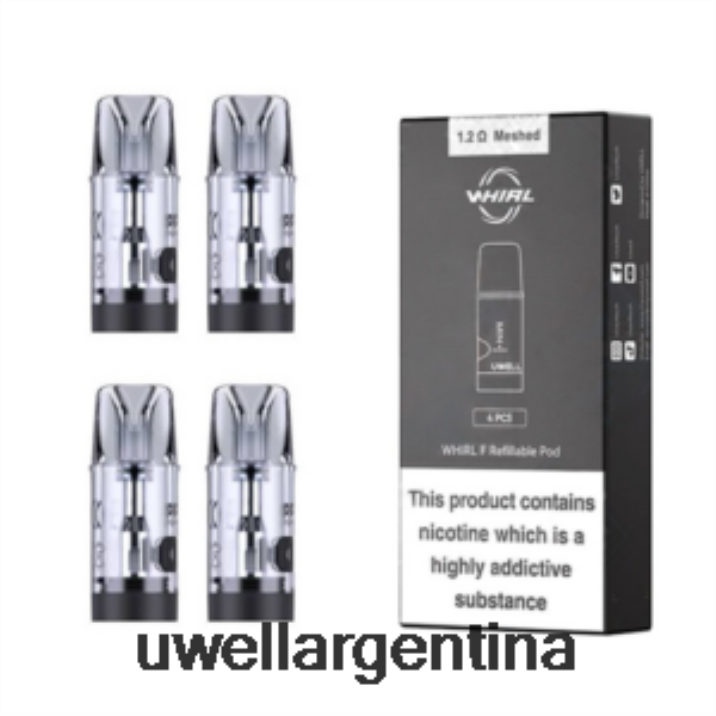 UWELL WHIRL F vainas (paquete de 4) 1,2 ohmios - UWELL Buenos Aires PDH2VP198