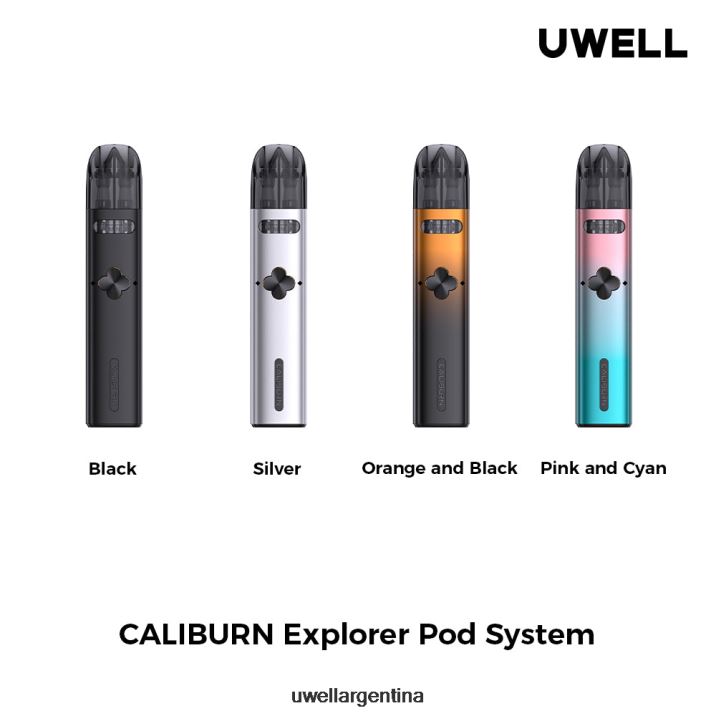 UWELL CALIBURN EXPLORER kit (sistema de cápsulas) plata - Vaper UWELL Precio PDH2VP165